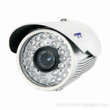 White LED CCTV Camera with PAL/NTSC Scanning System